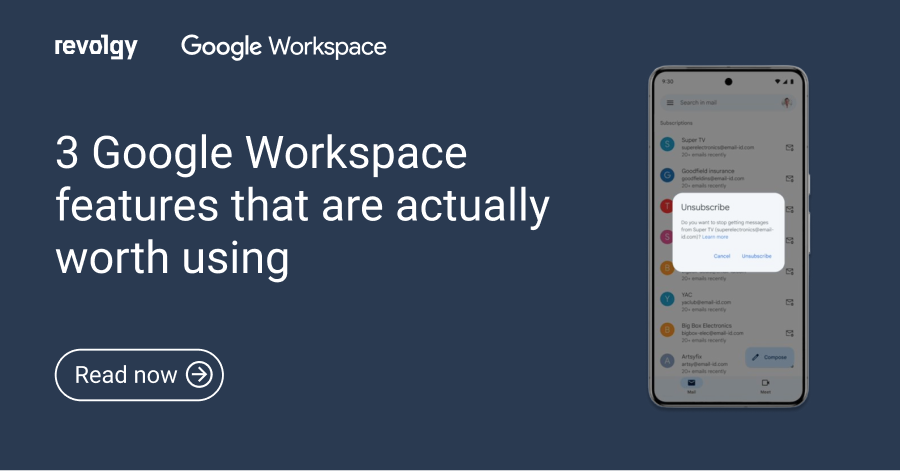 Preview image for 3 Google Workspace features worth using