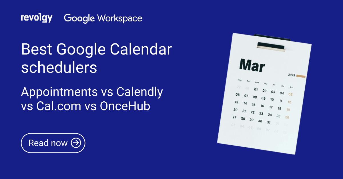 Best Google Calendar schedulers preview image