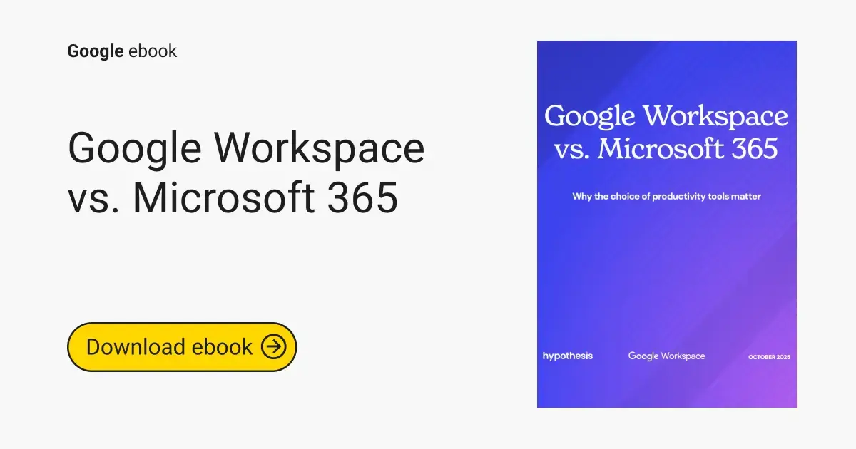 Google Workspace vs. O365 comparison
