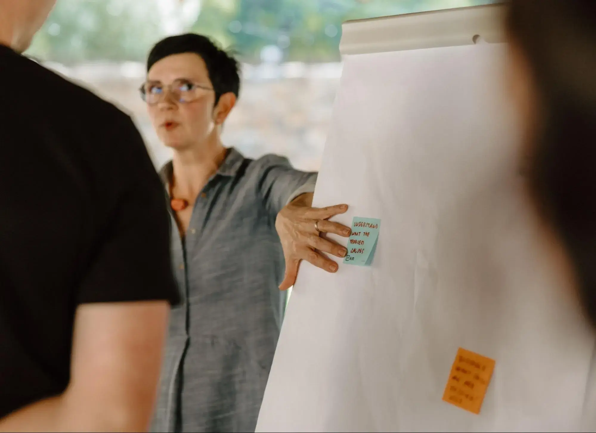 Post-it-board-team-building