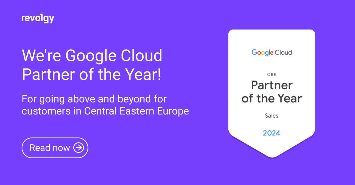 Revolgy Google Cloud Partner of the year 2024 Sales CEE-1