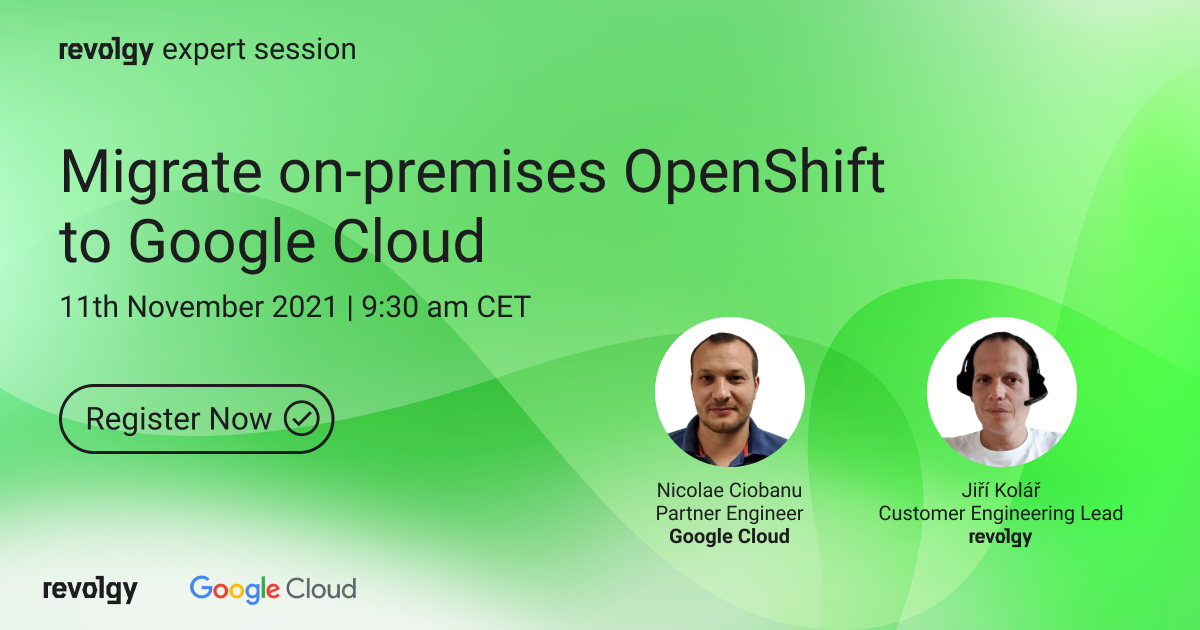 Expert session: Migrate on-premises OpenShift to Google Cloud