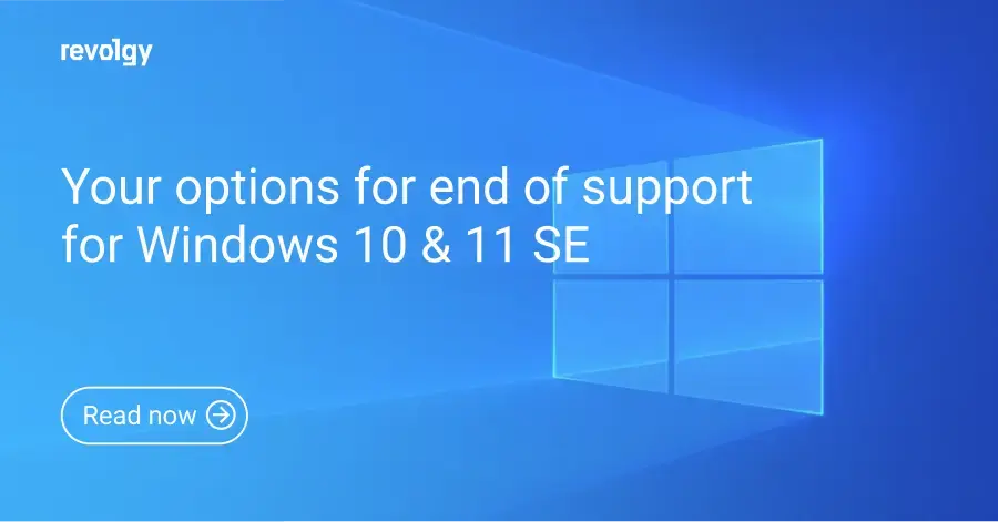 Blue Windows screen for end of support - revolgy blog