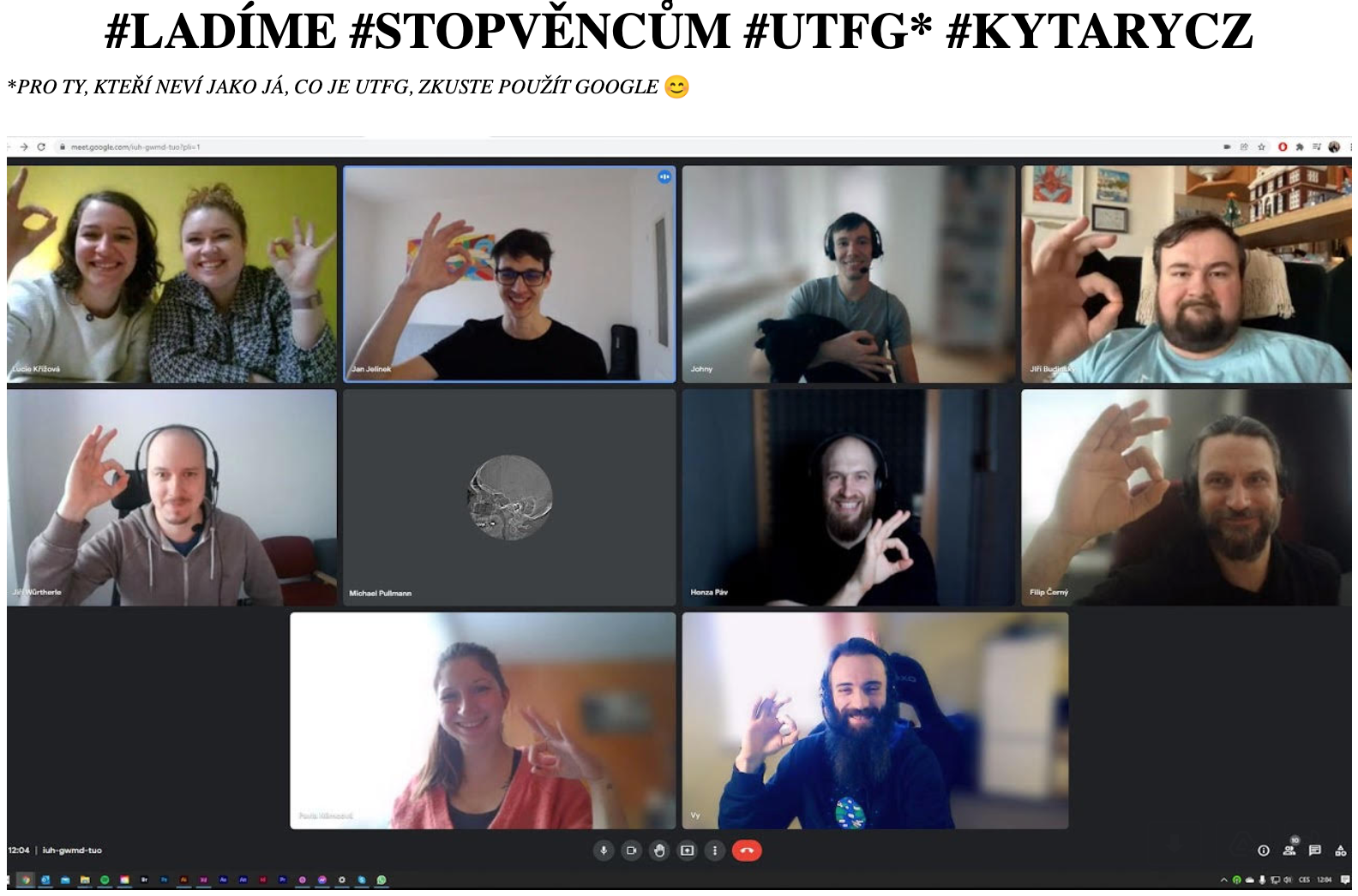 Kytary.cz organized video sessions to help the team transition to GWS