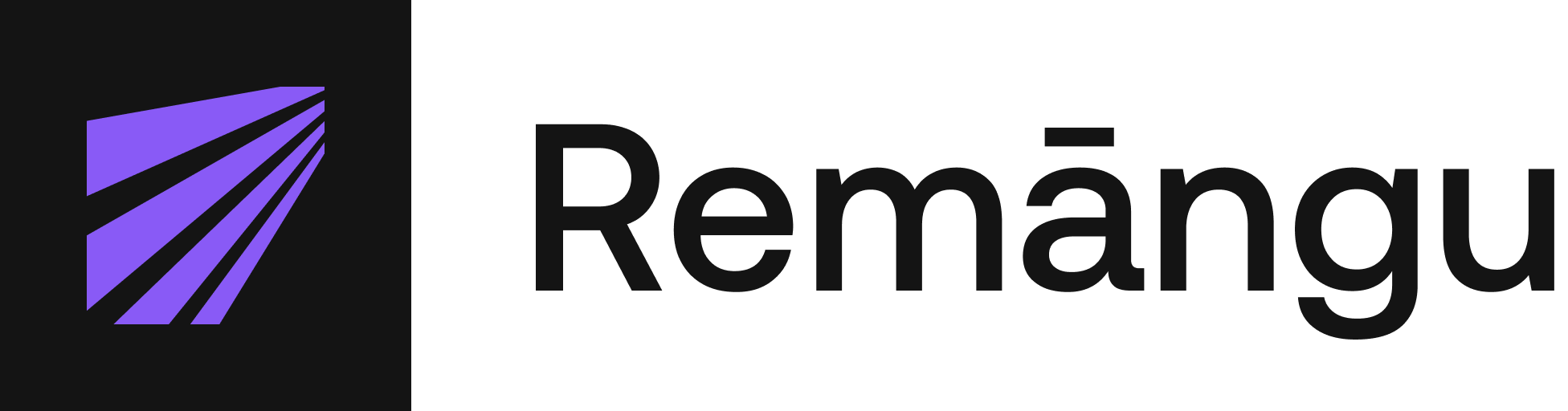 remangu logo black purple