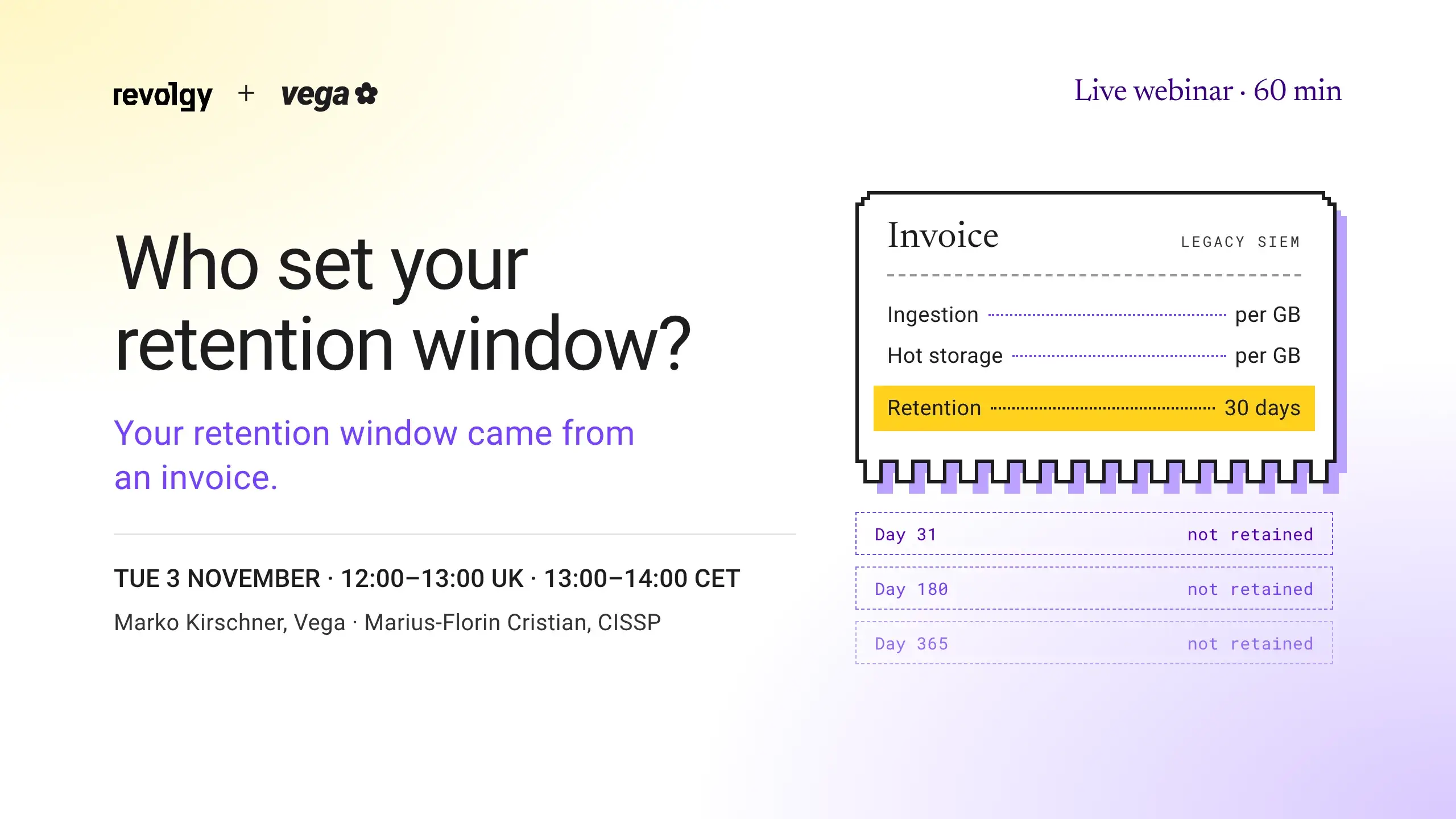 Who set your retention window?